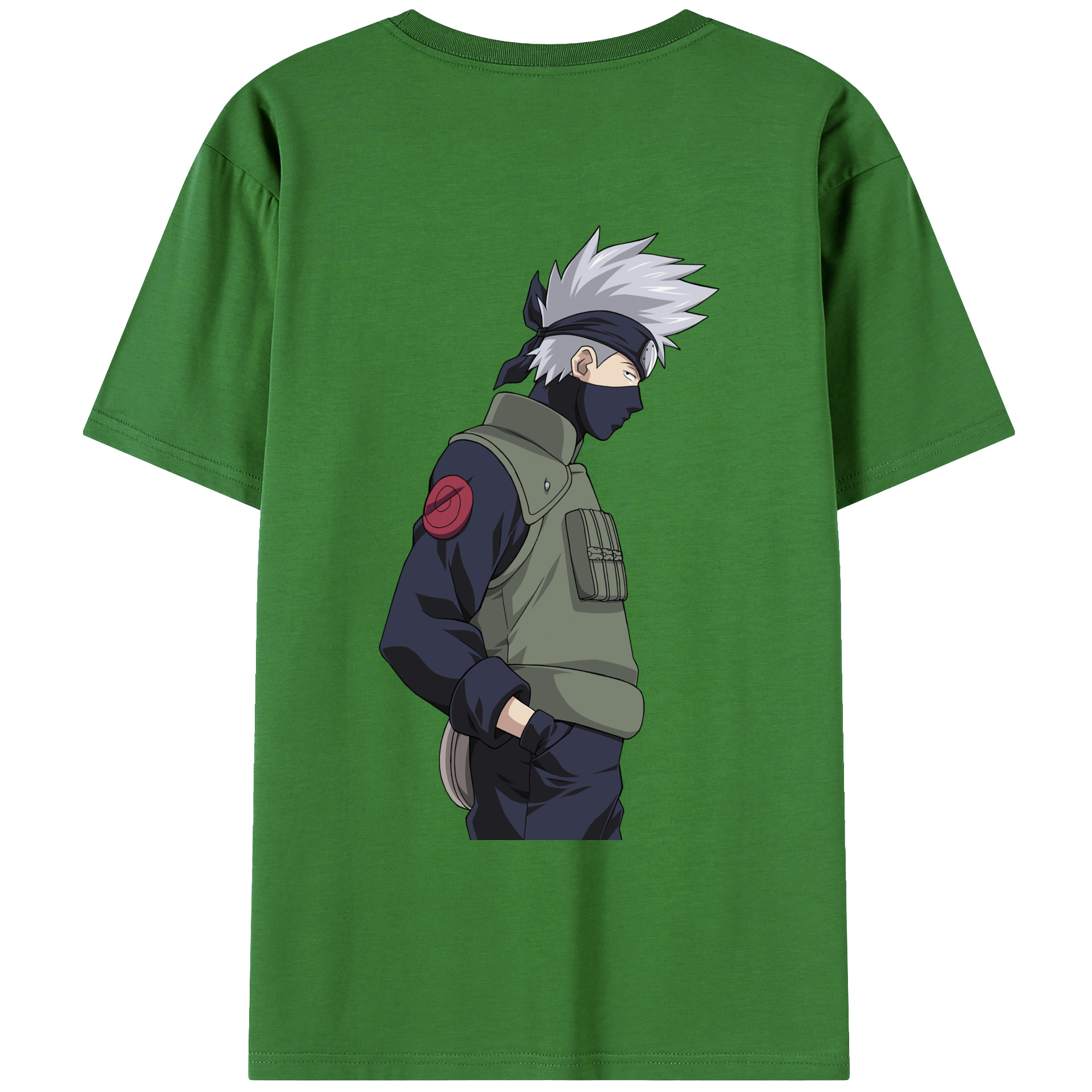（画像用） NARUTO -ナルト- はたけ カカシ Hatake Kakashi レディース半袖Tシャツ(バックプリント)